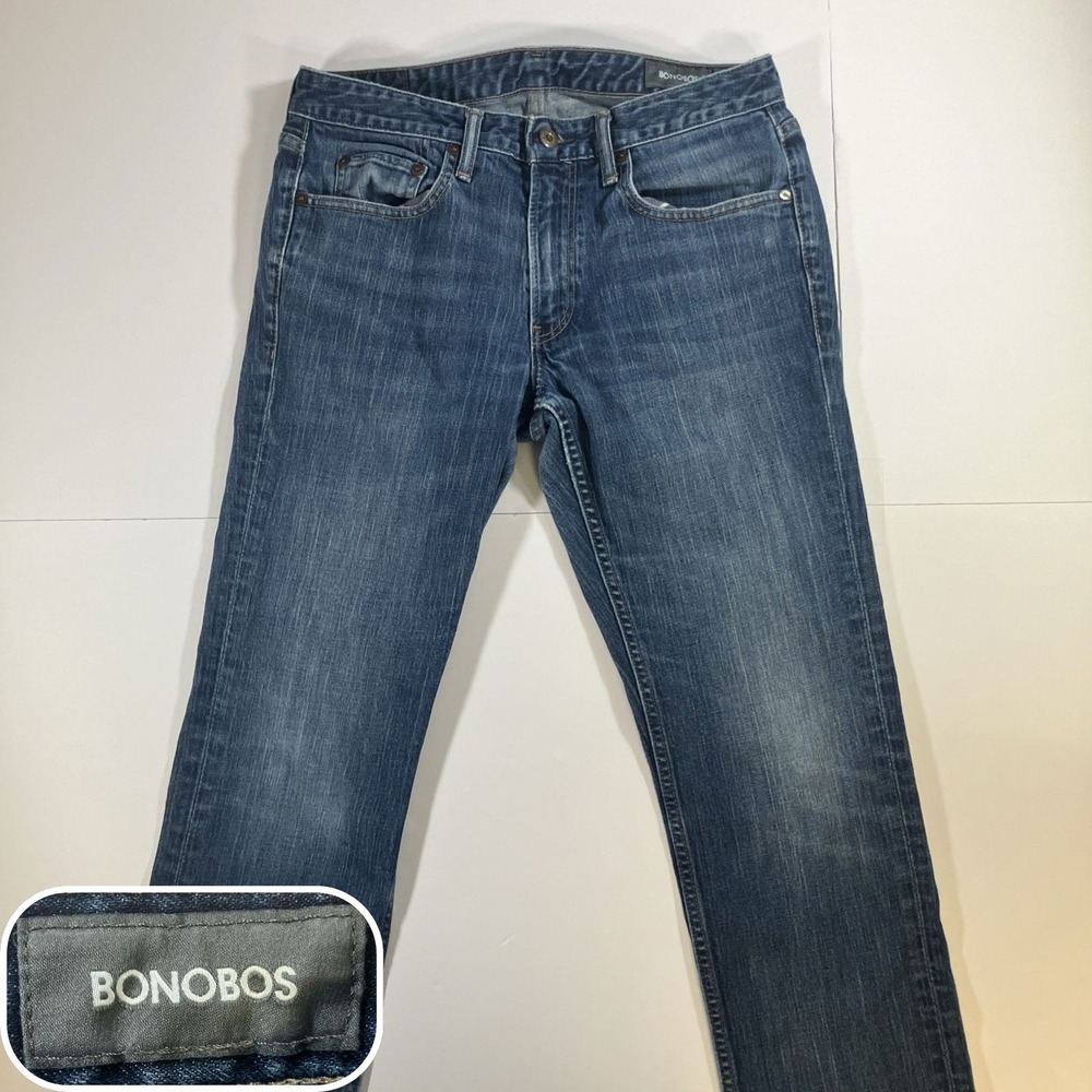 Bonobos The Blue Jean Slim Mens Size 31x30 Denim Jeans